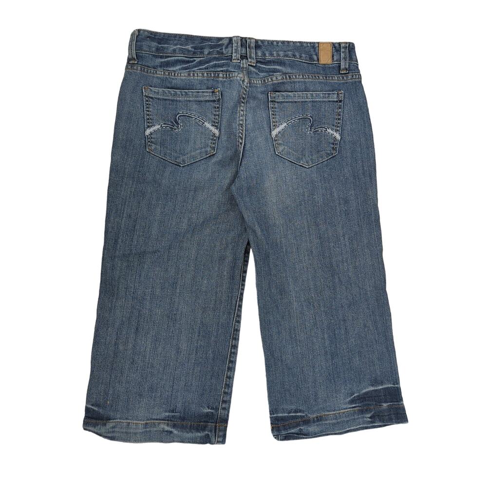 EUC Maurices blue Jeans Cotton Blend Low Rise Womens Size 9 Acid Wash Pockets - Picture 4 of 10